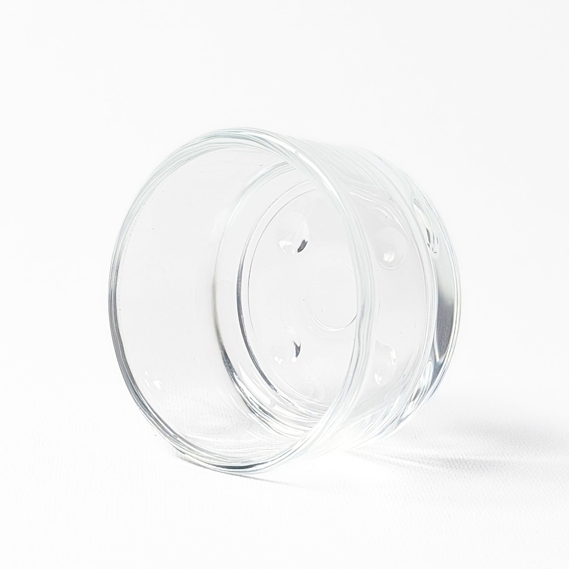 refillable clear glass tea light holder bluecorn candles