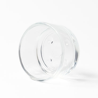 refillable clear glass tea light holder bluecorn candles