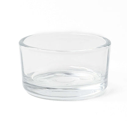 Refillable Beeswax Tea Light Set: 48 Beeswax Refill Candles & 3 Glass Holders