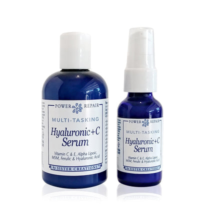 Super Salve Co hyaluronic acid and vitamin C serum bottle