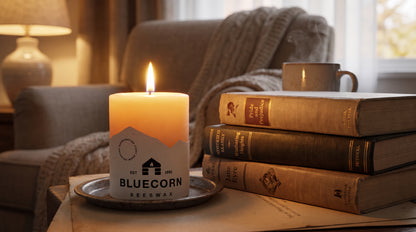 Ivory Pure Beeswax Pillar Candles