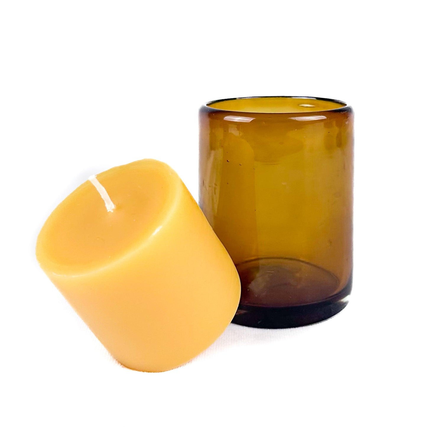 NEW Refill - Beeswax Botanica Candle for Blown Glass - Bluecorn Candles