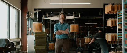 bluecorn beeswax candles founder jon kornbluh in the colorado workshop