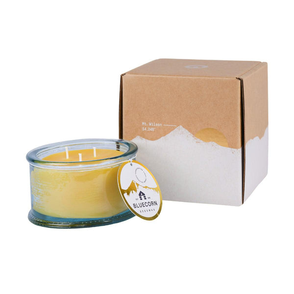 Pure Beeswax Pillar Gift Box - 3 x 4 – Bluecorn Candles