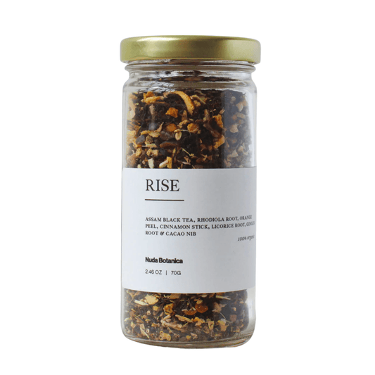 Rise | Organic Herbal Loose Leaf Tea - Bluecorn Candles