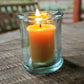 Spanish Glass Votive & Tea Light Candle Holder - 100% Recycled Glass - 4oz - Bluecorn Candles