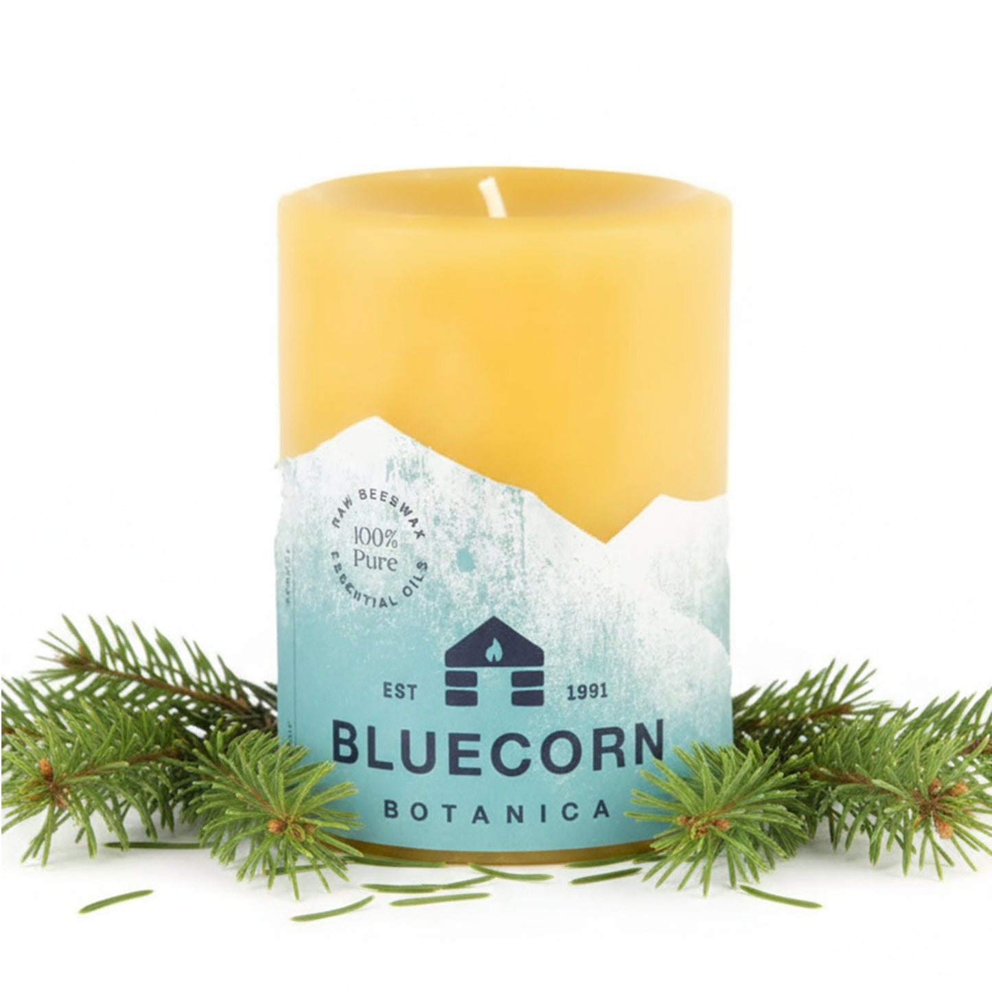 Botanica Beeswax - Scented Pillar Candle