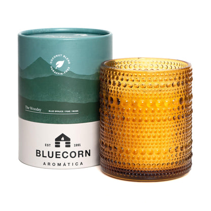 The Woodsy - Scented Coconut Wax Candle - Bluecorn Candles