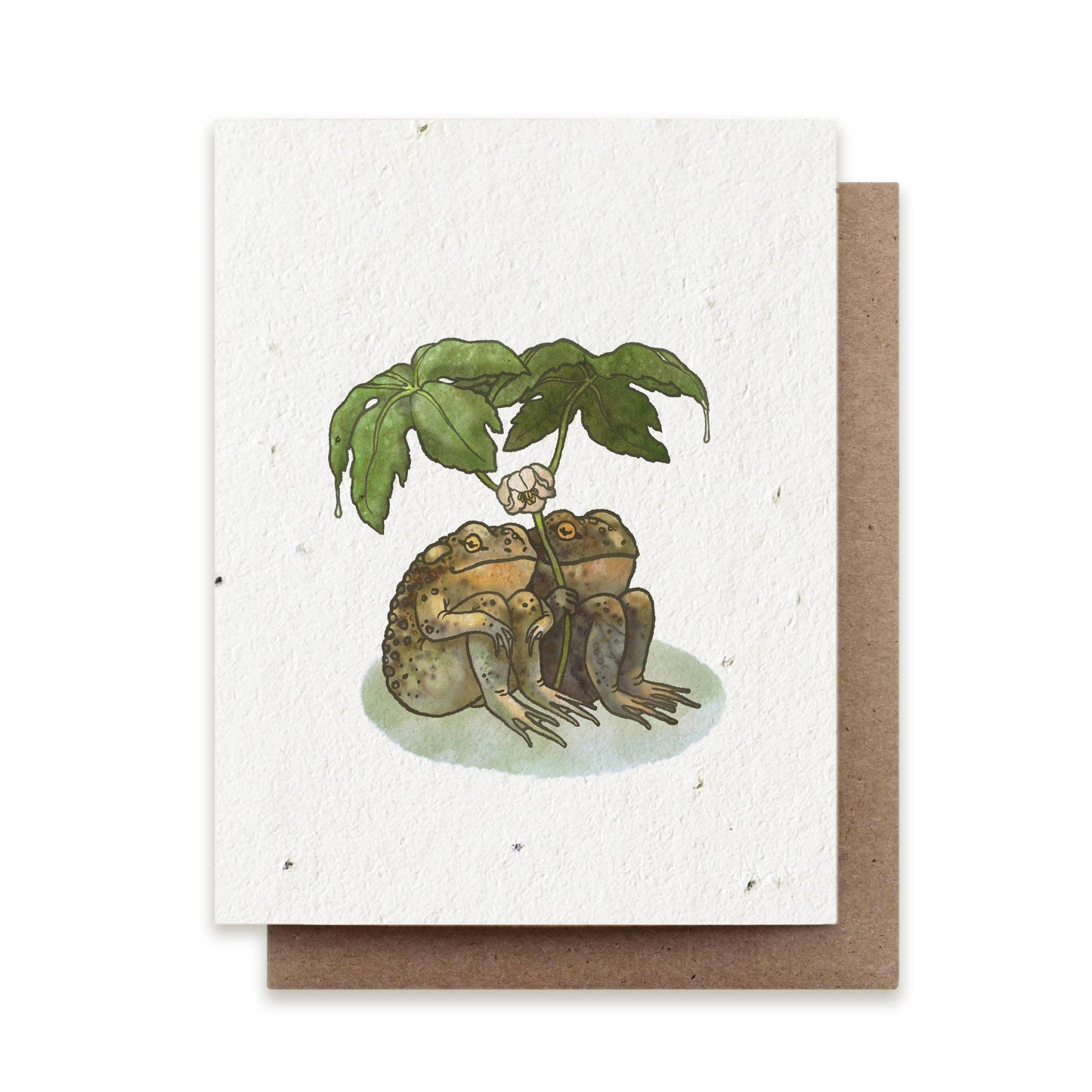 Two Toads Together | Plantable Herb Seed Card - Bluecorn Candles